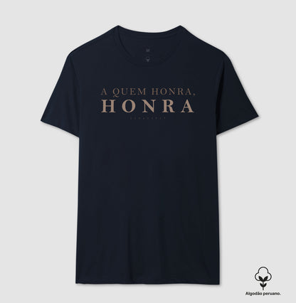 Camiseta Romanos 13.7 – Honra | Algodão Peruano Exclusive