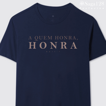 Edição Exclusive da camiseta Honra com estampa bíblica Romanos 13:7